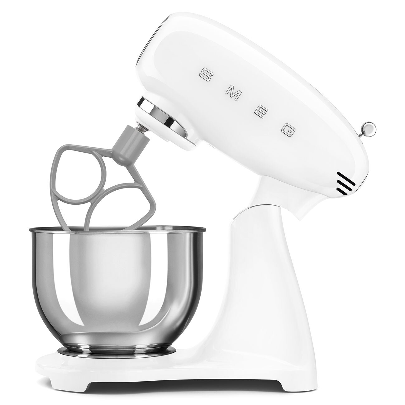 Batedeira com Taça Smeg Anni 50 de 1000 W e Capacidade de 4,8 Litros Branco-5