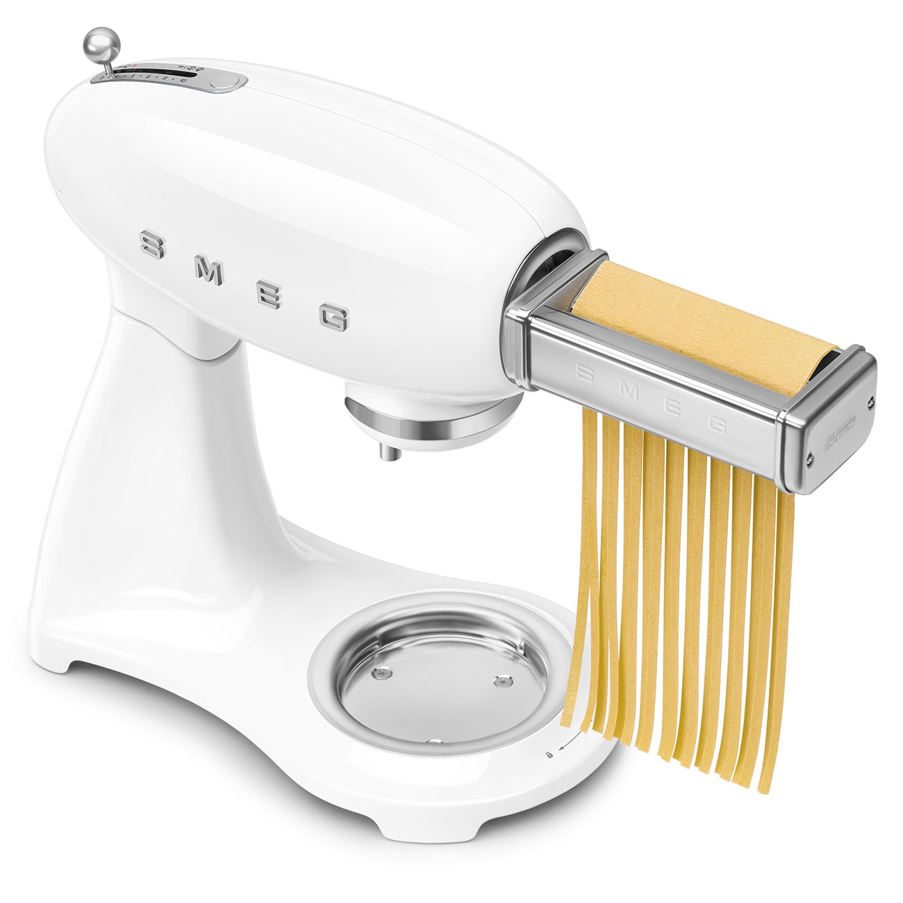 Batedeira com Taça Smeg Anni 50 de 1000 W e Capacidade de 4,8 Litros Branco-8