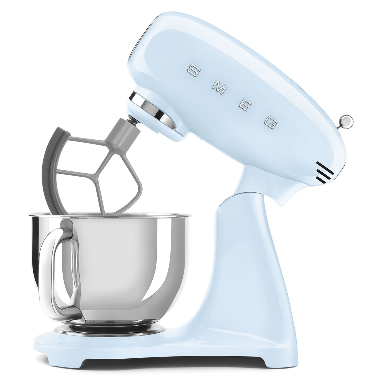 Batedeira com Taça Smeg Anni 50 de 1000 W e Capacidade de 4,8 Litros Azul-celeste-3