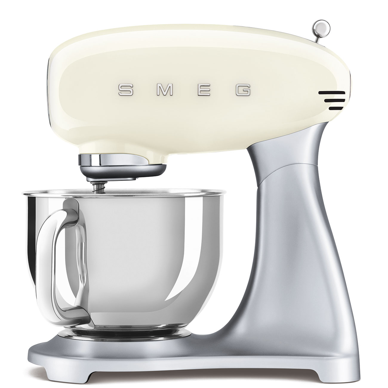 Batedeira com Taça Smeg Anni 50 de 800 W e Capacidade de 4,8 Litros Creme-1