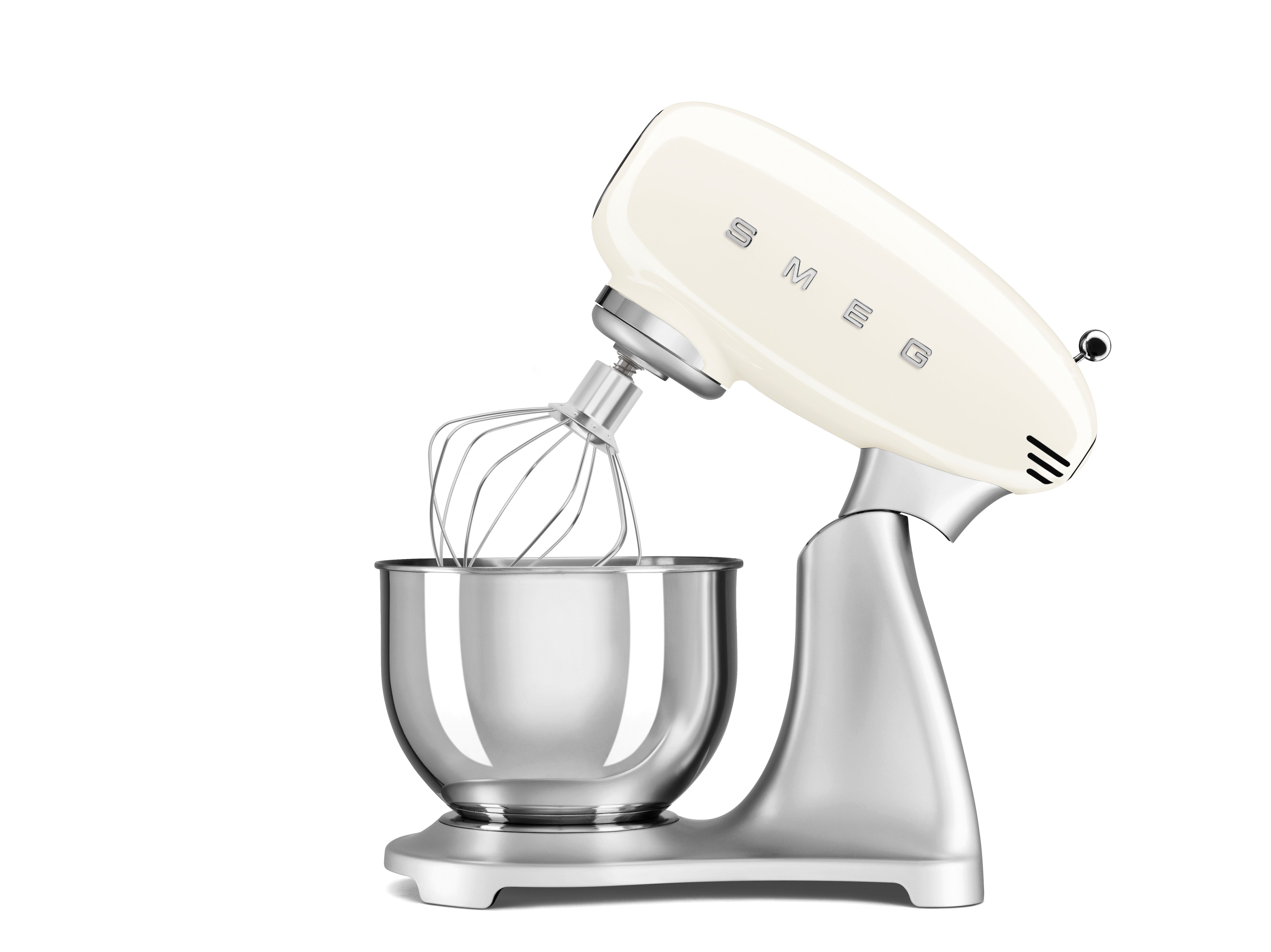 Batedeira com Taça Smeg Anni 50 de 800 W e Capacidade de 4,8 Litros Creme-3