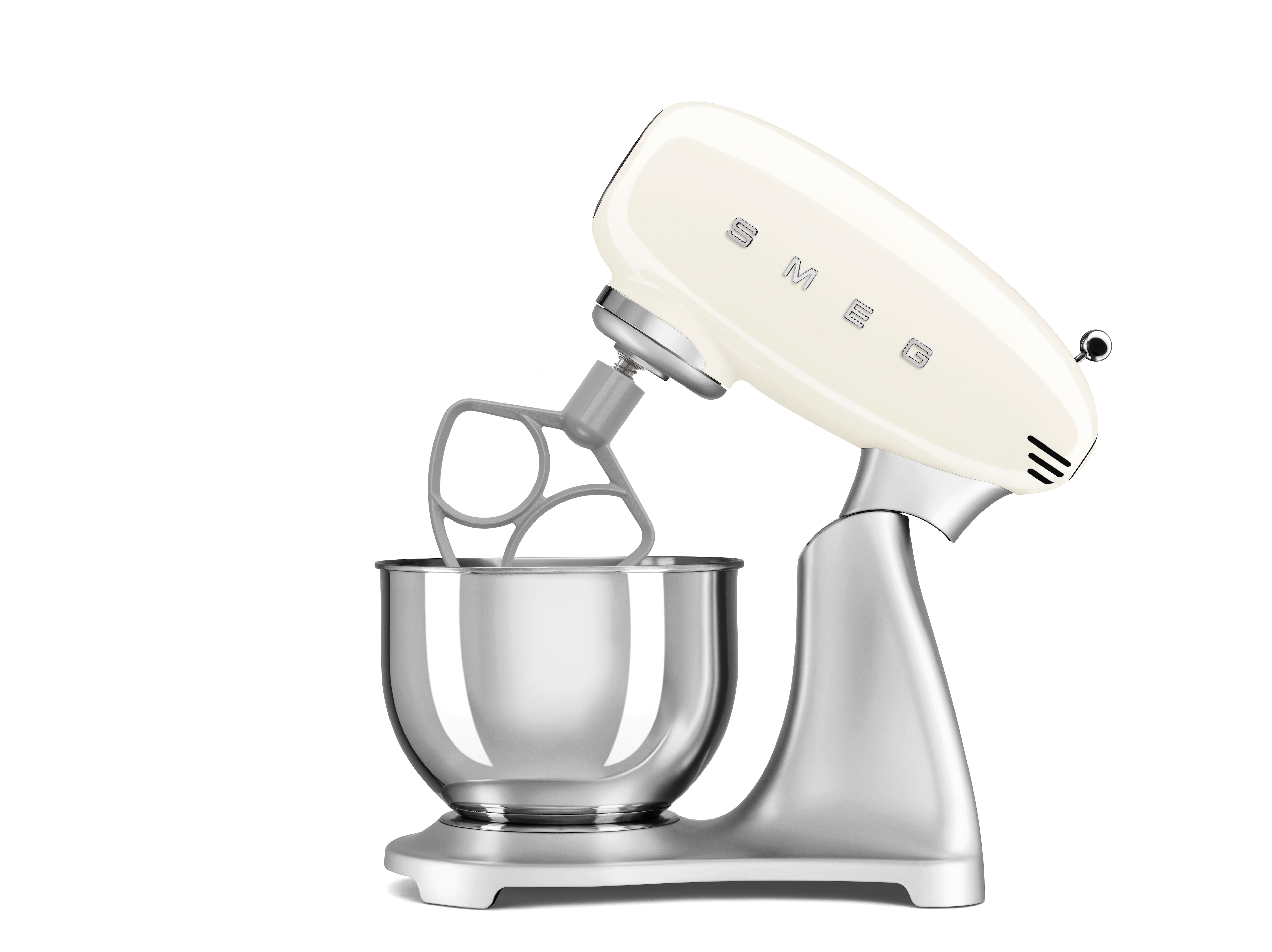 Batedeira com Taça Smeg Anni 50 de 800 W e Capacidade de 4,8 Litros Creme-4