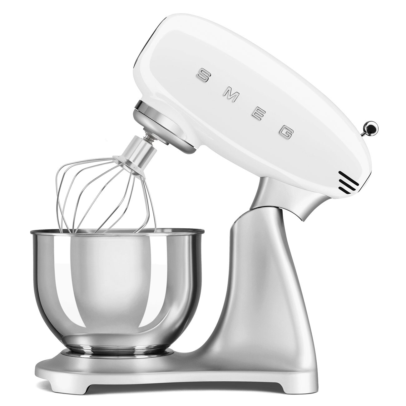 Batedeira com Taça Smeg Anni 50 de 800 W e Capacidade de 4,8 Litros Branco-3