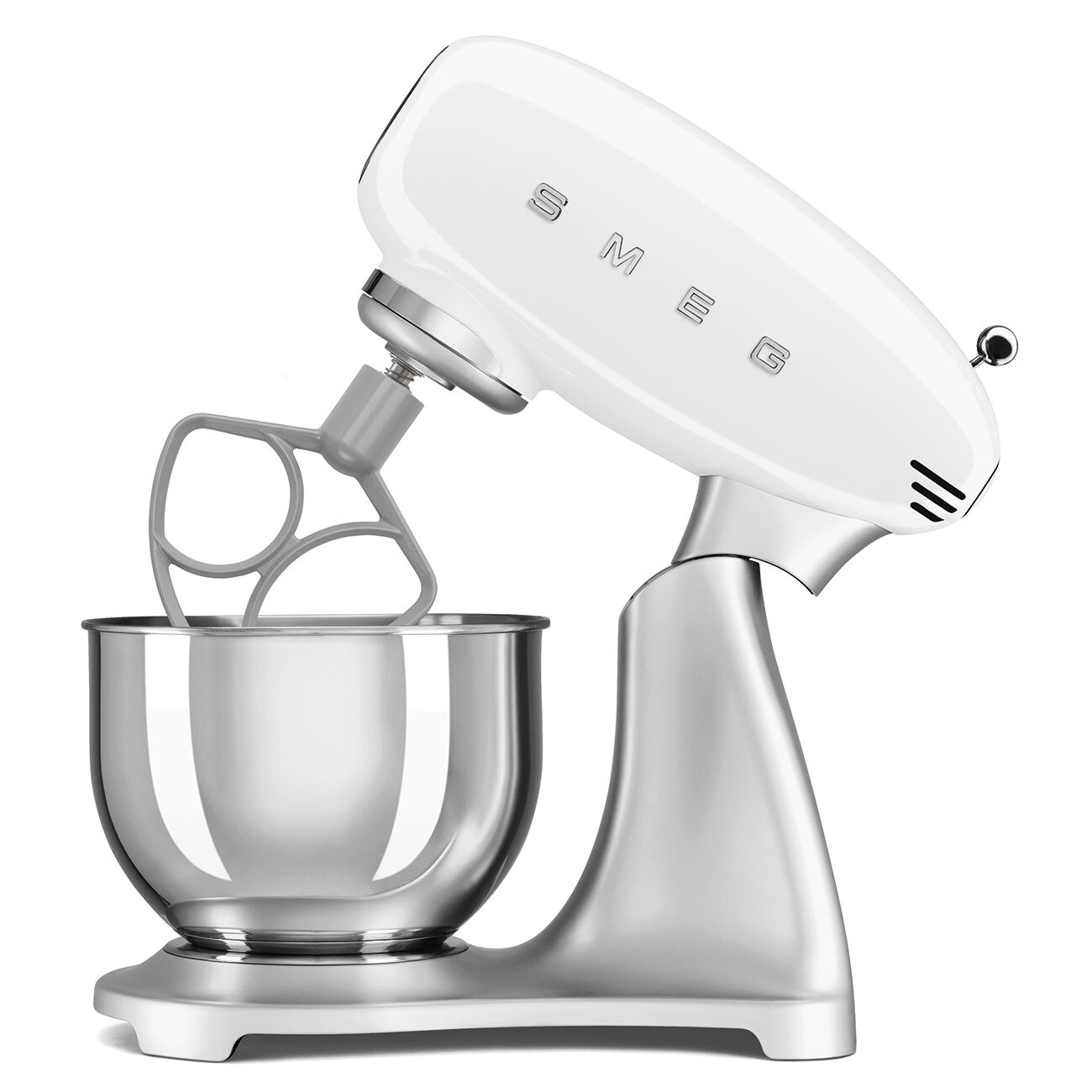 Batedeira com Taça Smeg Anni 50 de 800 W e Capacidade de 4,8 Litros Branco-4