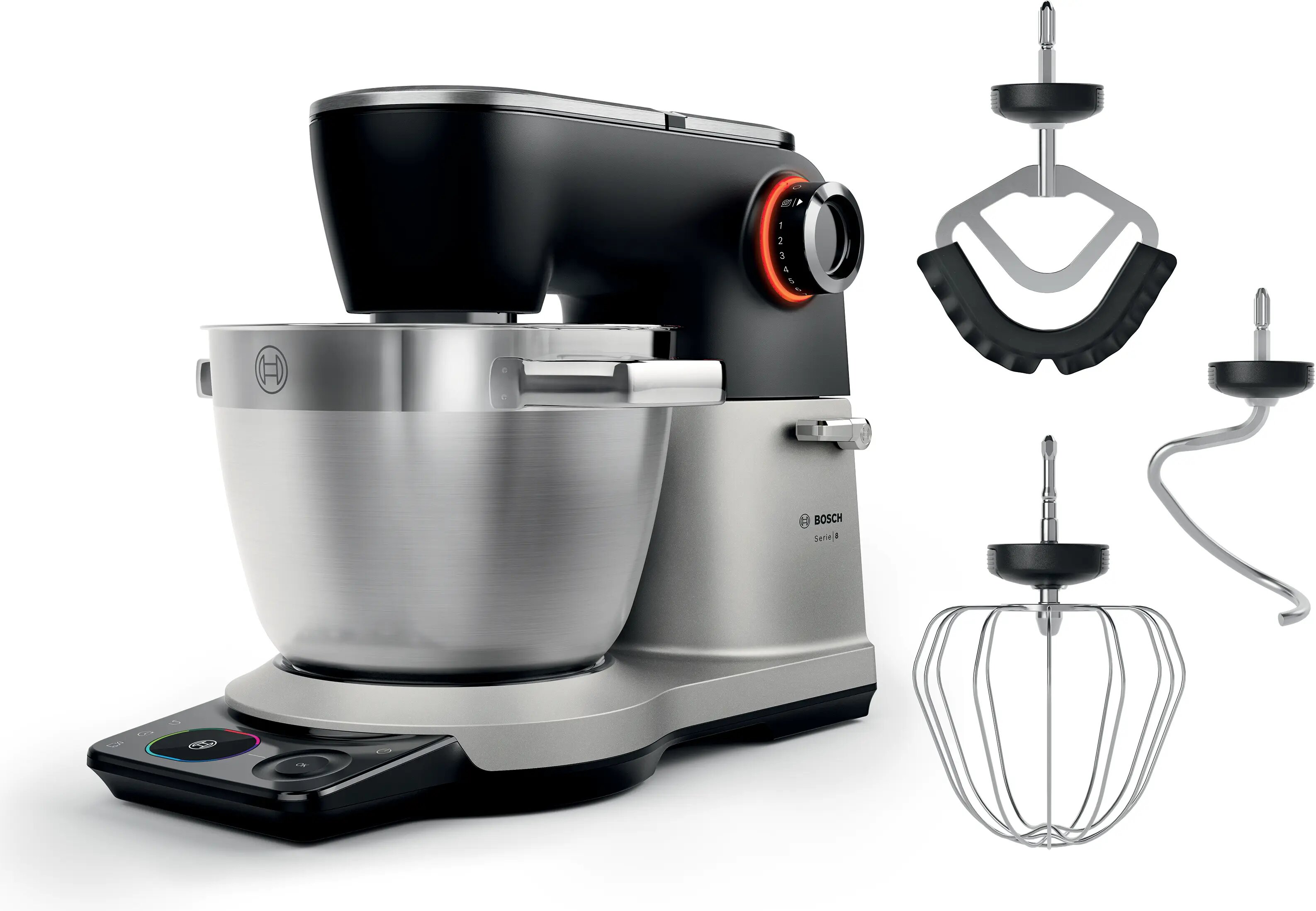 Imagem 0 de Robot de Cozinha Bosch Serie 8 MUMS8ZS00 com Balança, de 1800 W - Prateado e Preto