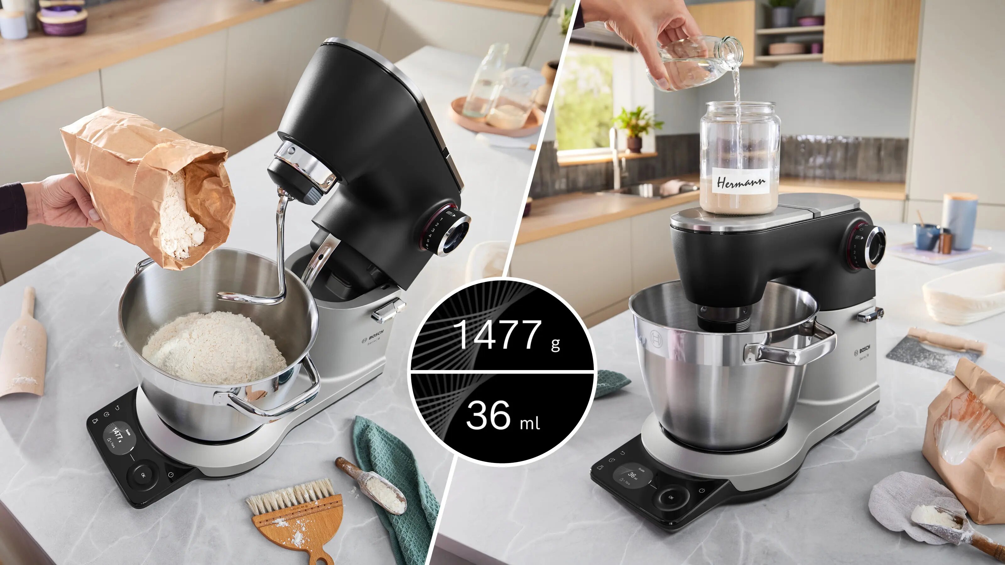 Robot de Cozinha Bosch Serie 8 MUMS8ZS00 com Balança, de 1800 W - Prateado e Preto Preto / Prateado-7