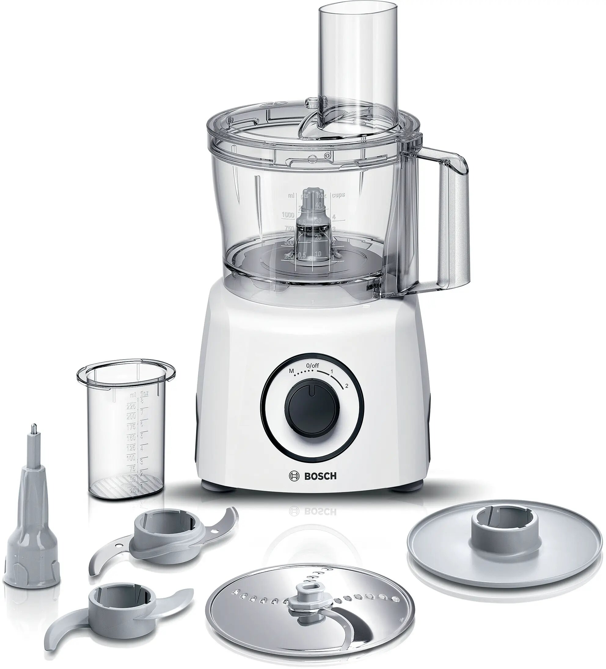 Imagem 0 de Processador de Alimentos Bosch MCM3100W MultiTalent 3, de 800 W - Branco