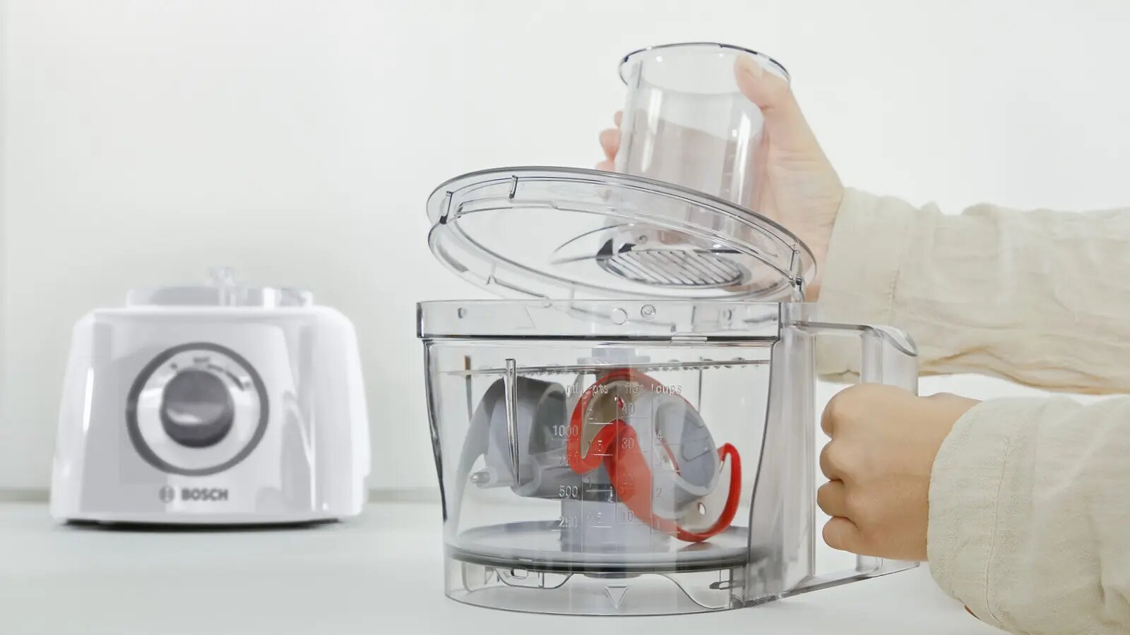 Processador de Alimentos Bosch MCM3100W MultiTalent 3, de 800 W - Branco Branco-5