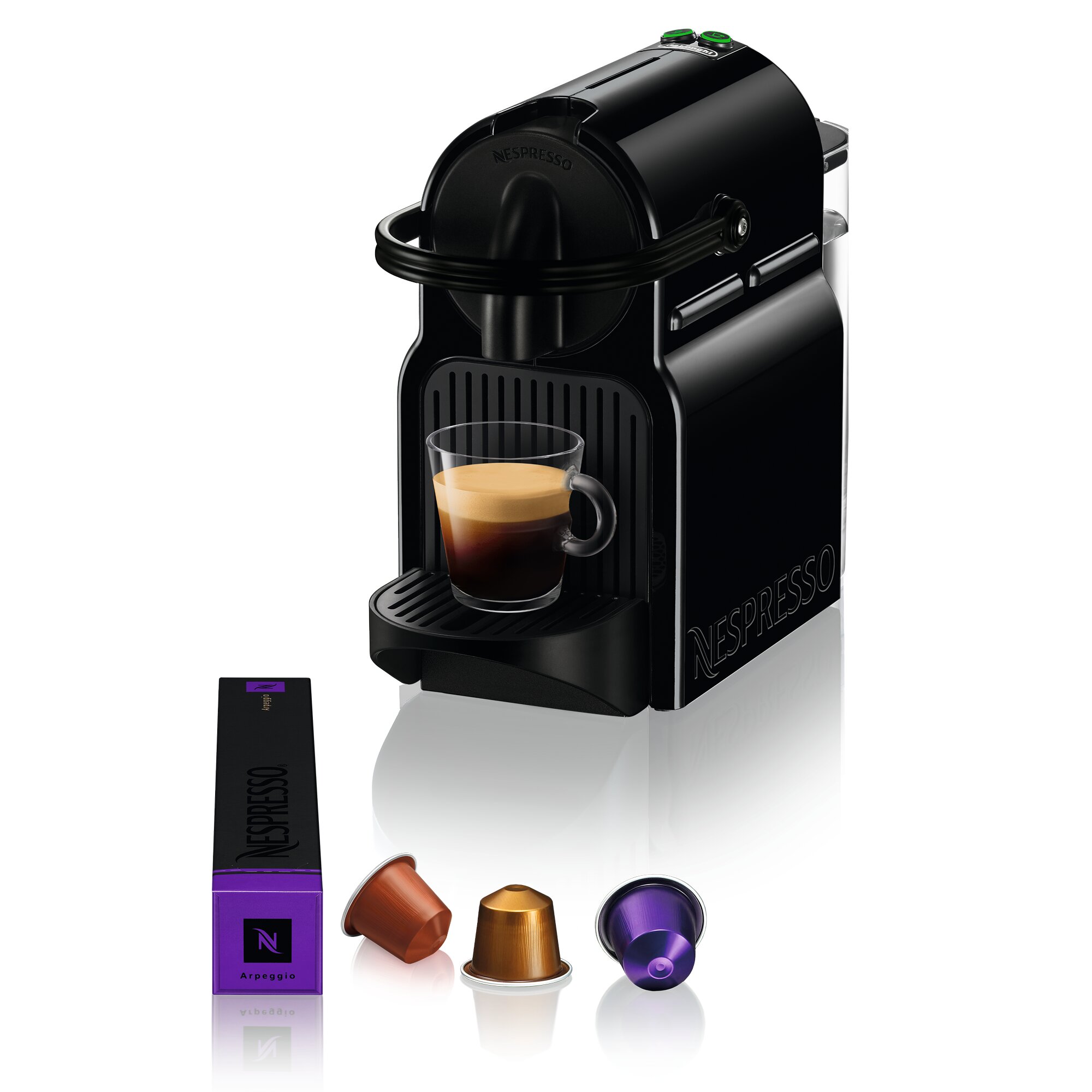 Imagem 0 de Máquina de Café De'Longhi Nespresso Inissia EN80.B para Cápsulas - Preto