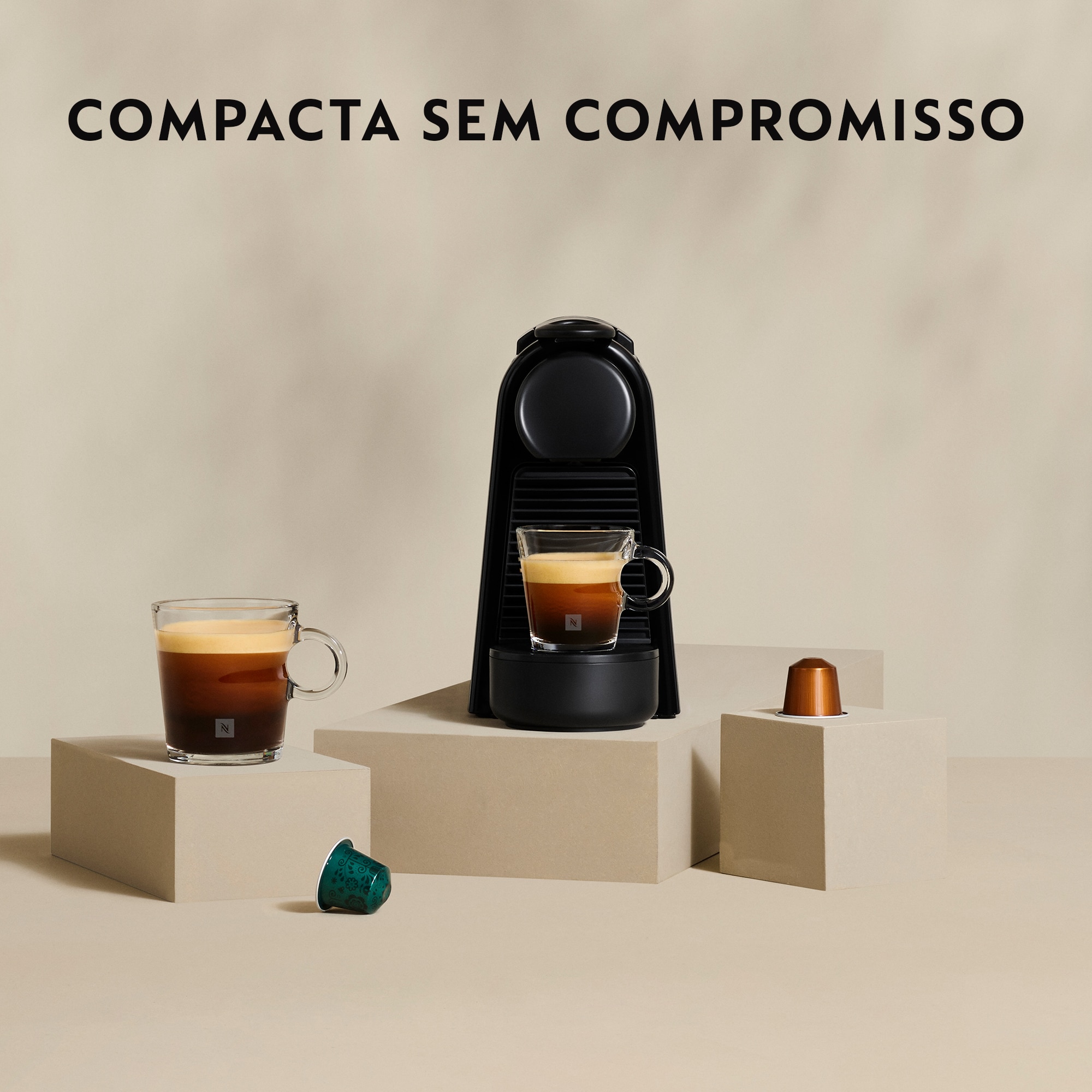 Máquina de Café De'Longhi Nespresso Essenza Mini EN85B para Cápsulas - Preto Preto-6