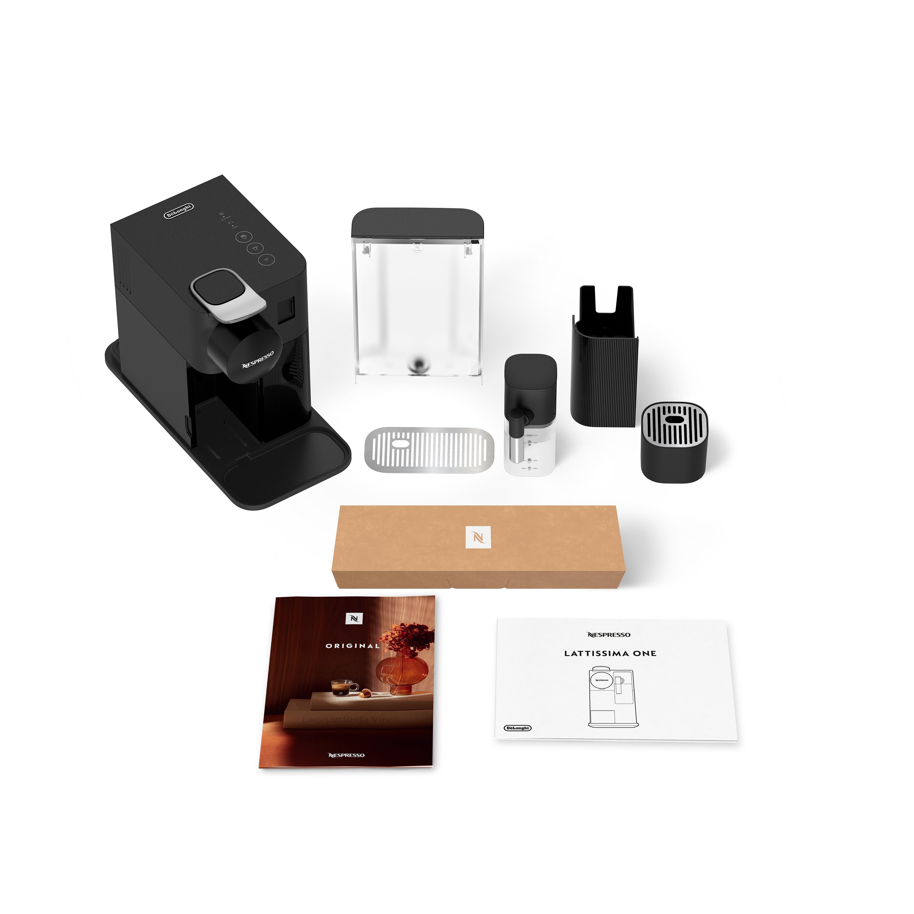 Máquina de Café De'Longhi Nespresso Lattissima One EN510 para Cápsulas Preto-9