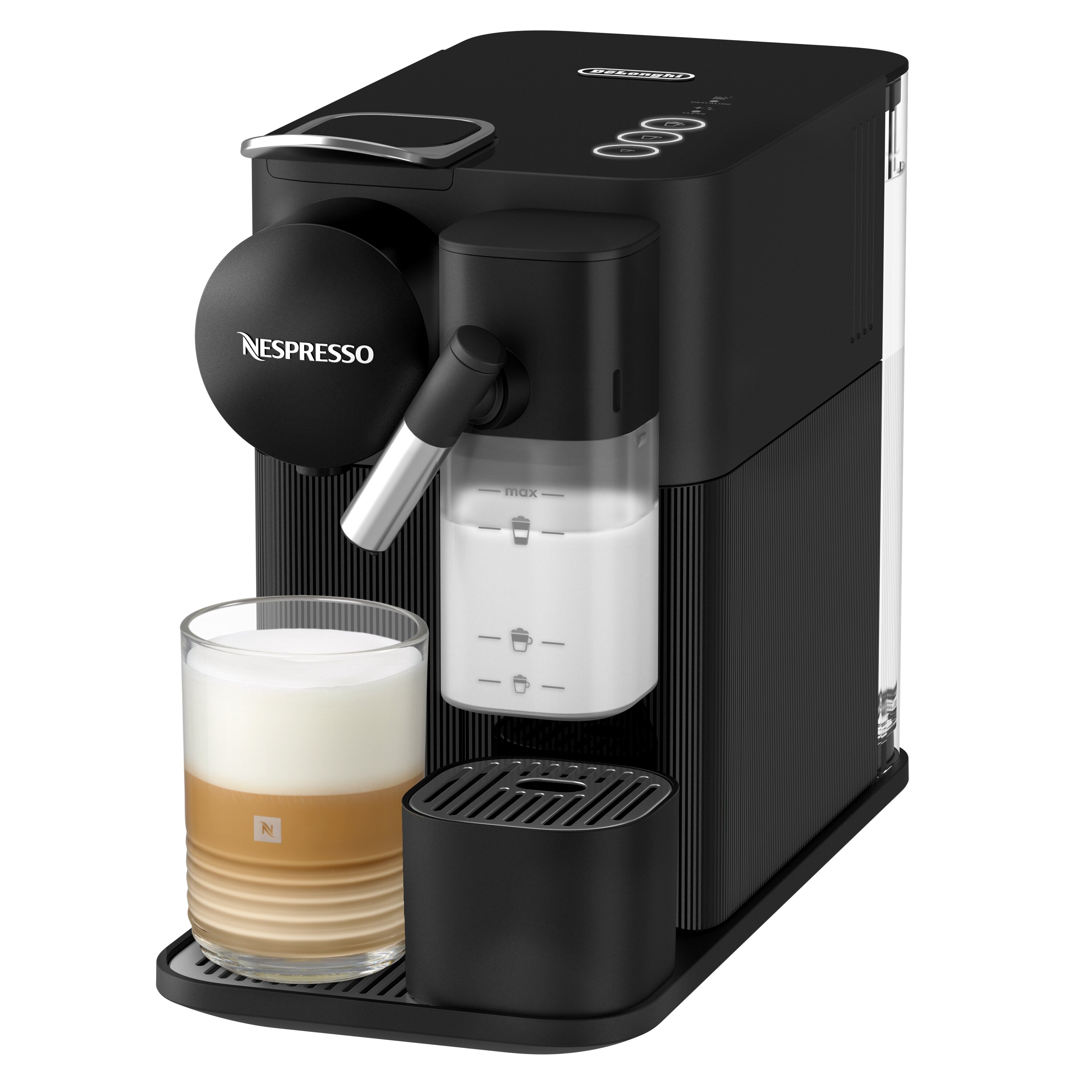 Máquina de Café De'Longhi Nespresso Lattissima One EN510 para Cápsulas Preto-12