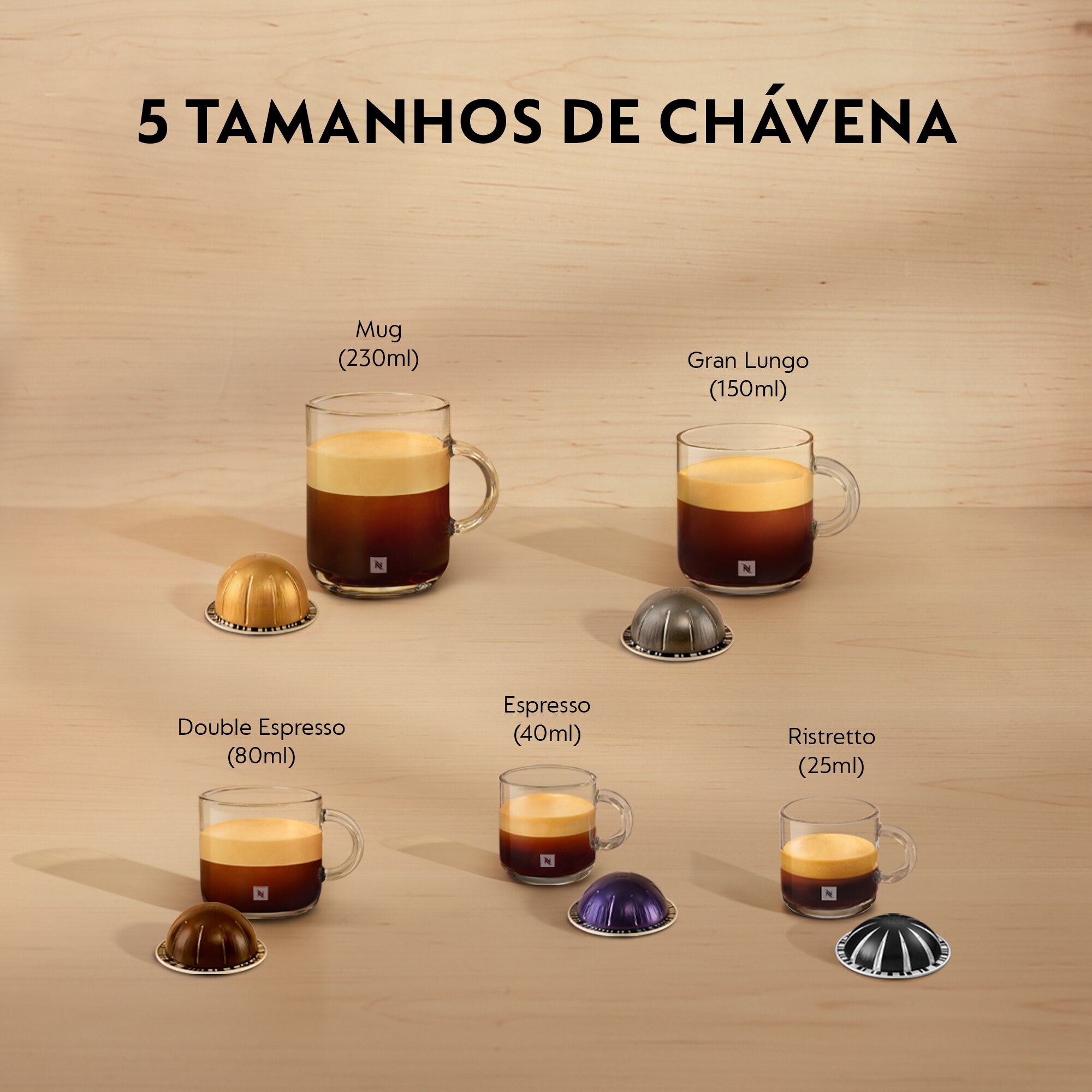 Máquina de Café De'Longhi Nespresso Vertuo Plus ENV150.B para Cápsulas - Preto Preto-4