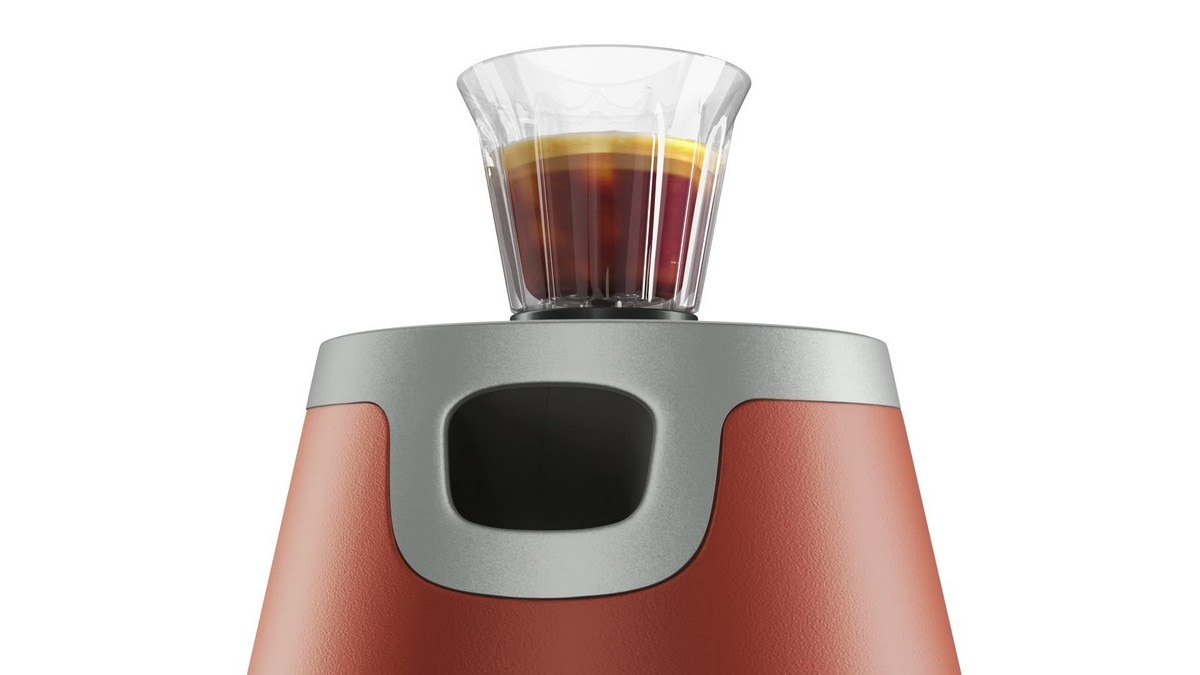 Máquina de Café Delta Q Rise 017965 de 1250 W para Cápsulas - Terracota Terracota-3