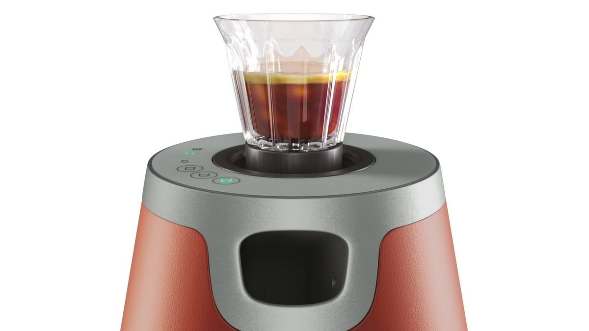 Máquina de Café Delta Q Rise 017965 de 1250 W para Cápsulas - Terracota Terracota-5