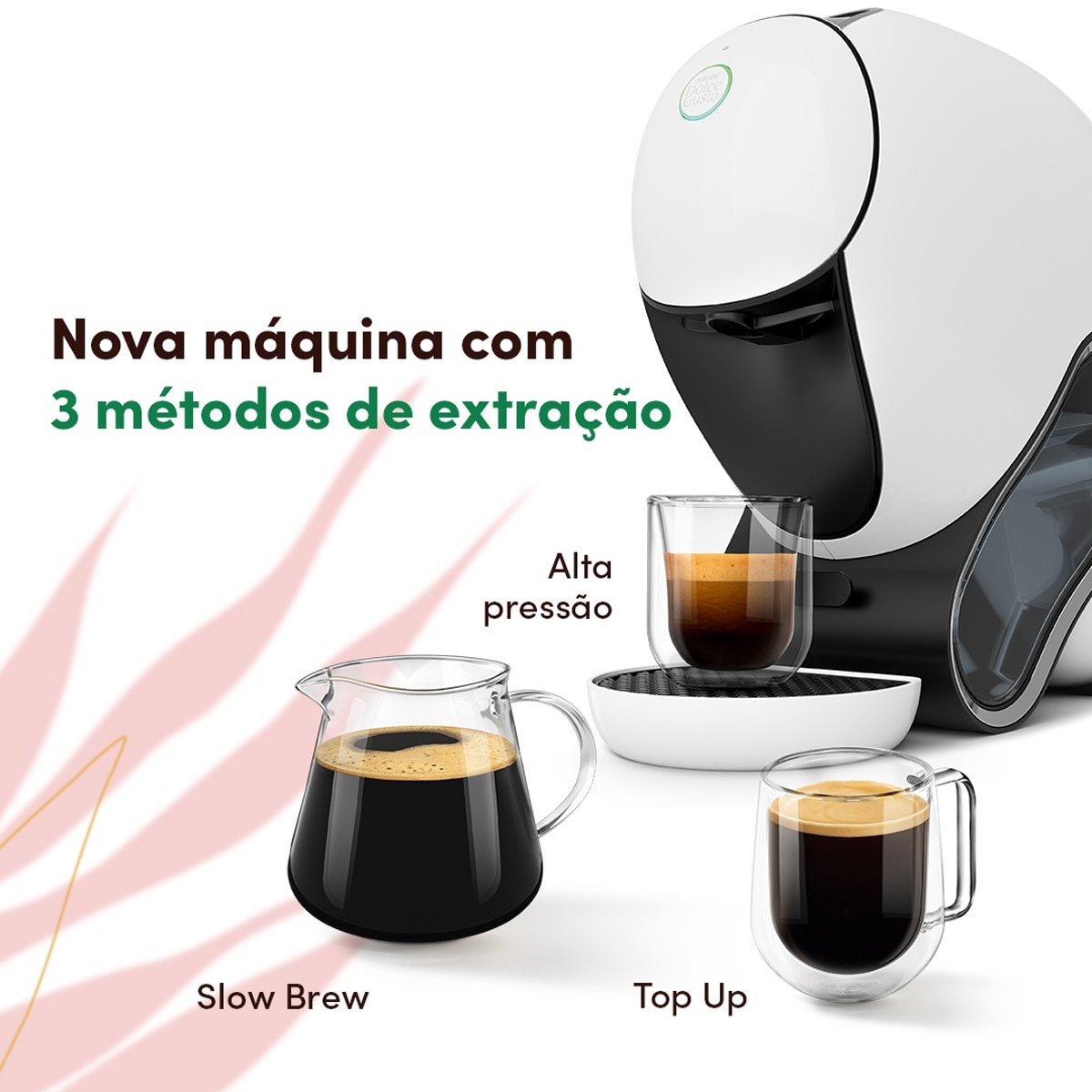 Máquina de Café Nescafé Dolce Gusto NEO Krups KP830110 Tecnologia SmartBrew?, Cápsulas em Papel - Branco Branco-4
