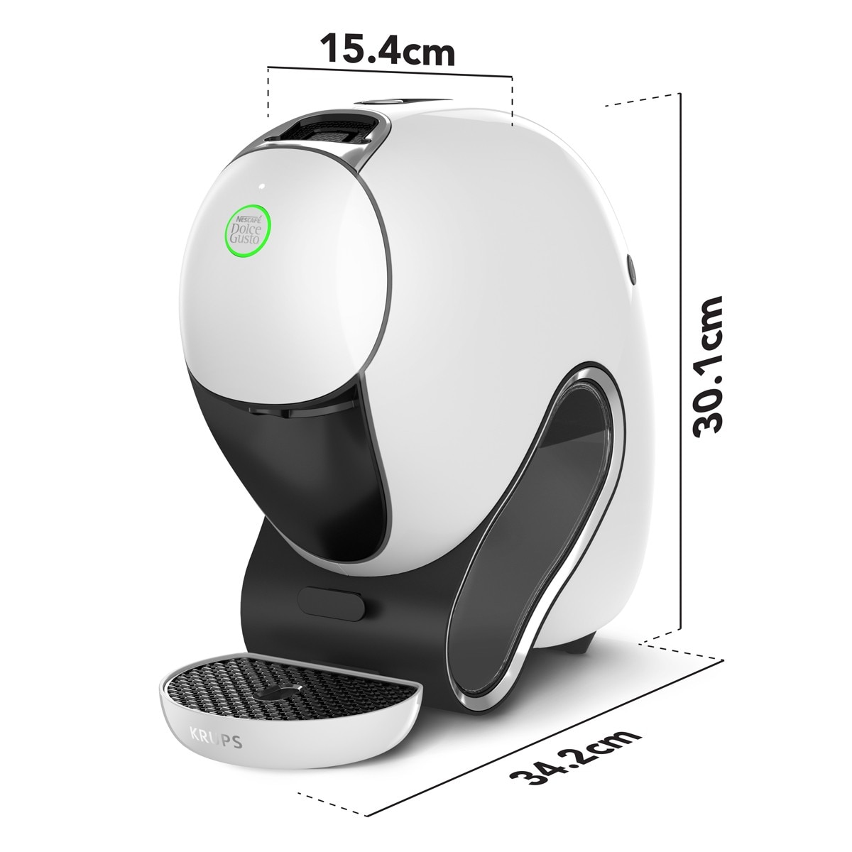 Máquina de Café Nescafé Dolce Gusto NEO Krups KP830110 Tecnologia SmartBrew?, Cápsulas em Papel - Branco Branco-7