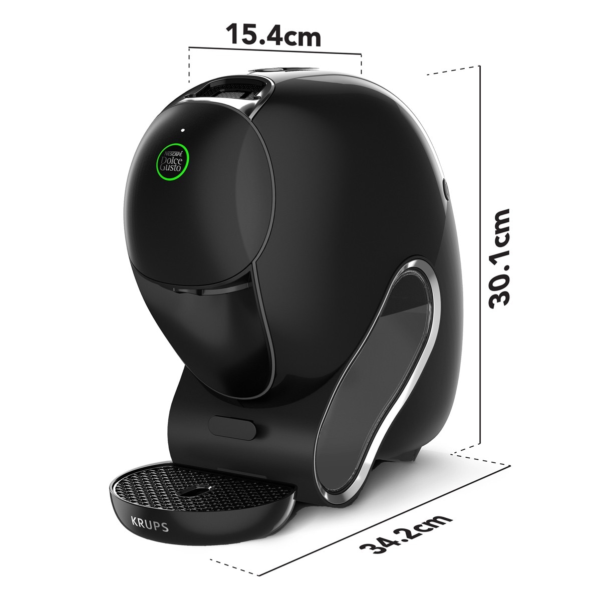 Máquina de Café Nescafé Dolce Gusto NEO Krups KP830810 Tecnologia SmartBrew?, Cápsulas em Papel - Preto Preto-7
