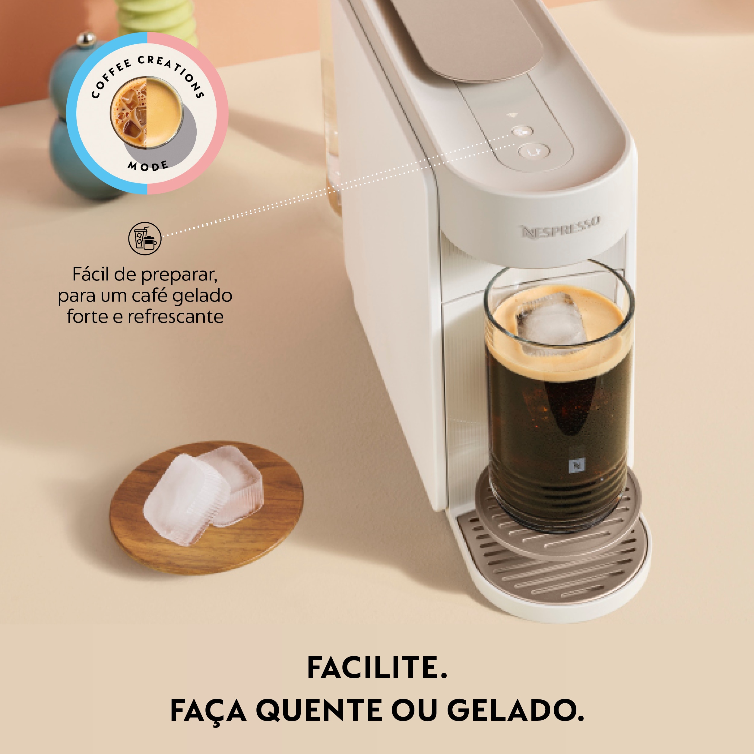 Máquina de Café De'Longhi Nespresso Vertuo Up ENV200.W para Cápsulas - Branco Branco-4