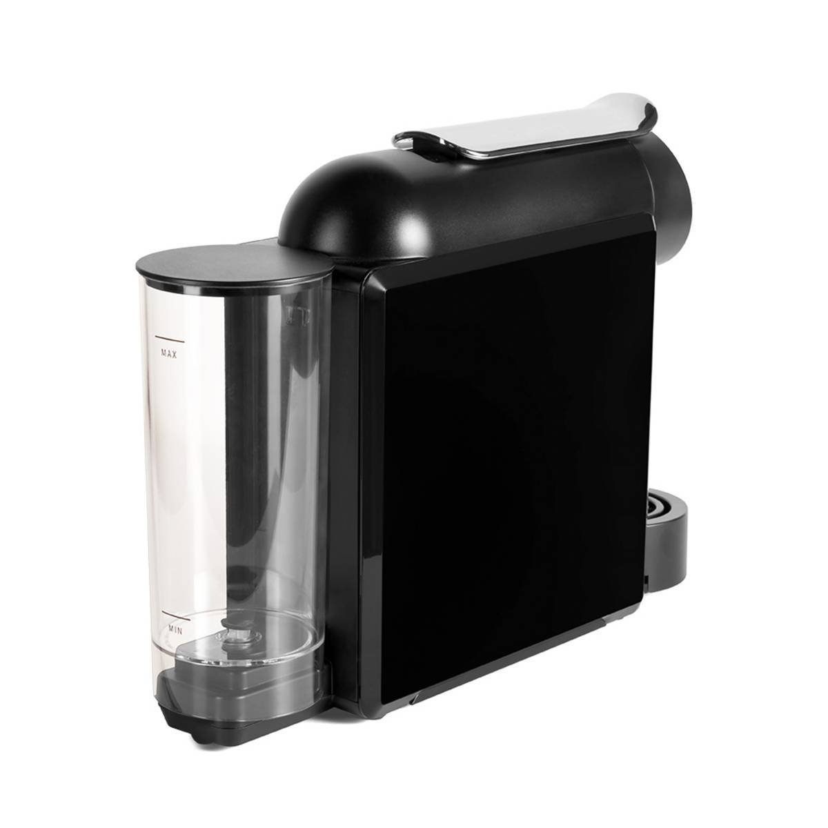 Bundle Máquina de Café Delta Q Mini MilkQool de Cápsulas, 19 Bar e 1200W - Preto + 20 Cápsulas + 2 Chávenas Cappuccino Preto-3