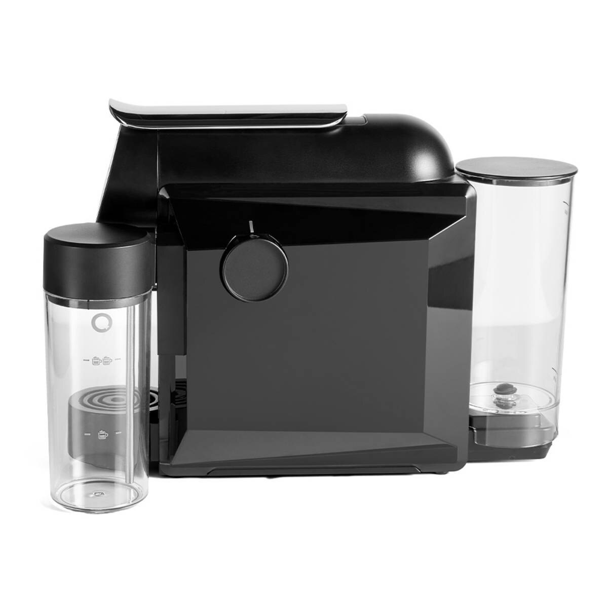Bundle Máquina de Café Delta Q Mini MilkQool de Cápsulas, 19 Bar e 1200W - Preto + 20 Cápsulas + 2 Chávenas Cappuccino Preto-5