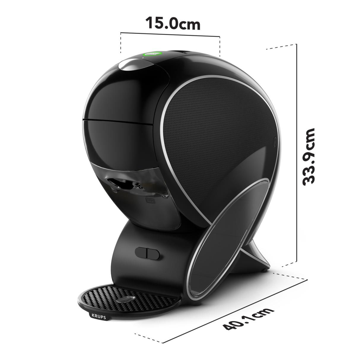 Máquina de Café Krups Nescafé® Dolce Gusto NEO de Cápsulas de Café e Saquetas de Leite em Papel Preto-7