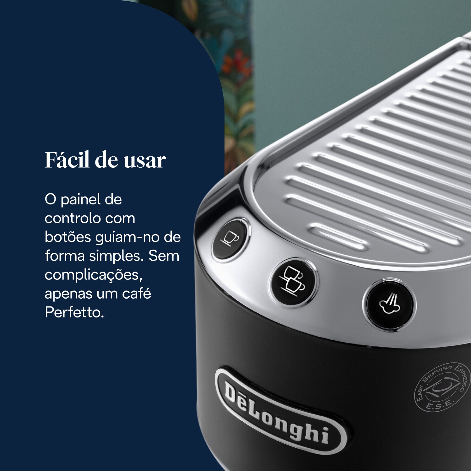 Máquina de Café Expresso Manual De'Longhi Dedica Style EC685.BK de 1300 W e de 15 bar - Café Moído e Pastilhas - Preto Preto-9