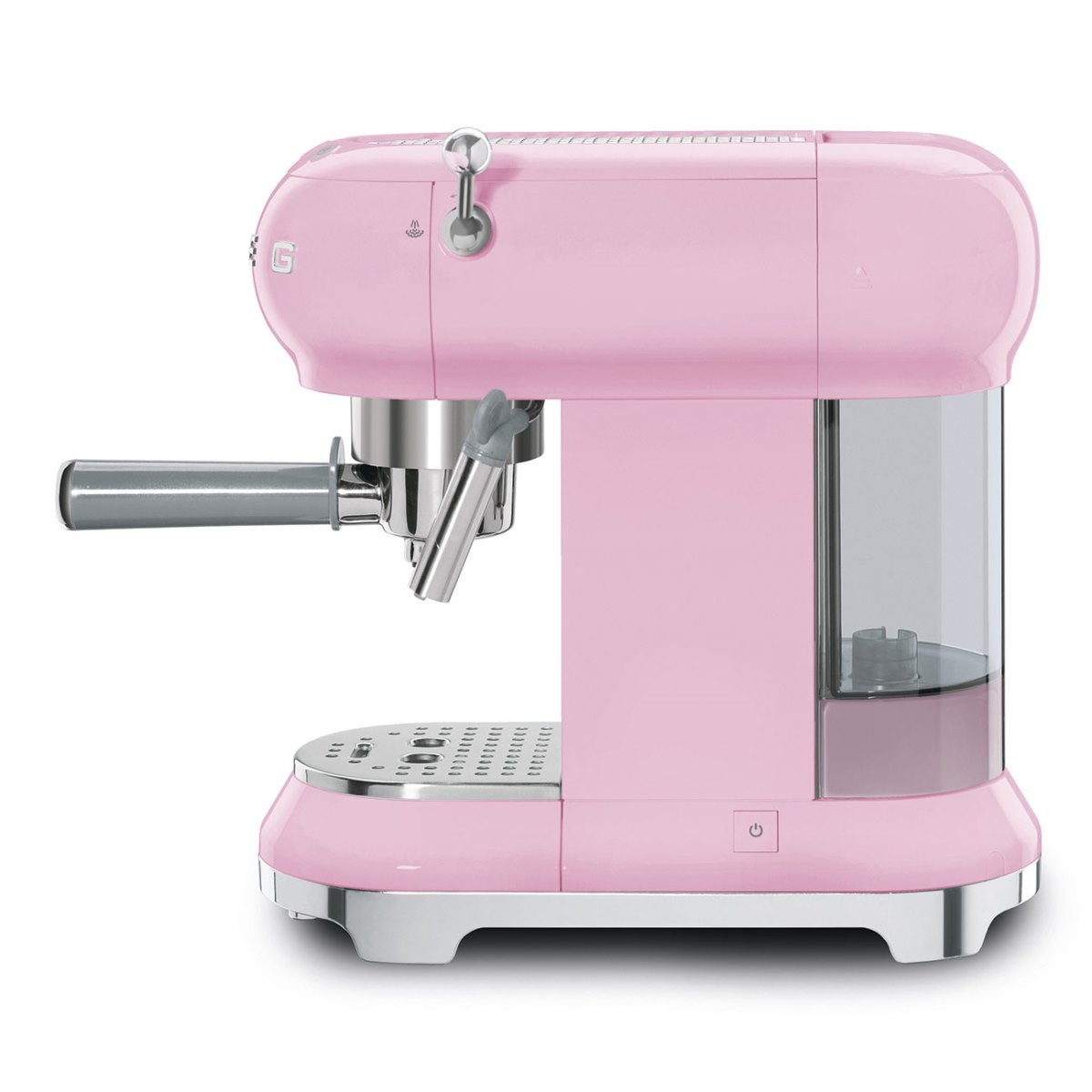 Máquina de Café Expresso Manual Smeg Anni 50 Expresso ECF01PKEU de 1350 W e de 15 bar - Rosa Polido Rosa-2
