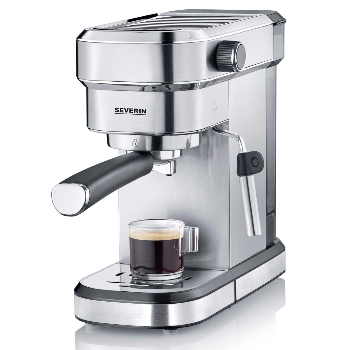Máquina de Café Manual Severin KA5994 de 15 bar para Café Moído ou Pastilhas - Inox Inox-2
