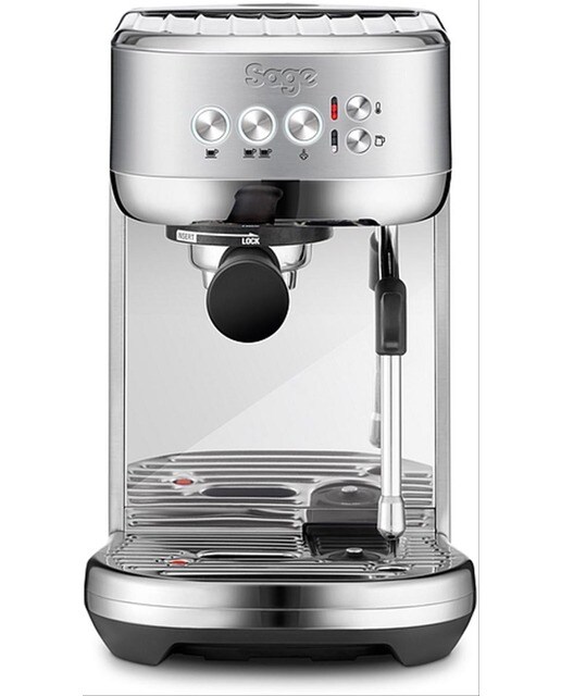 Imagem 0 de Máquina de Café Expresso Manual Sage SES500BSS4EEU1 Maschine Bambino™ Plus de 1,9 Litros - Café Moído - Inox e Preto