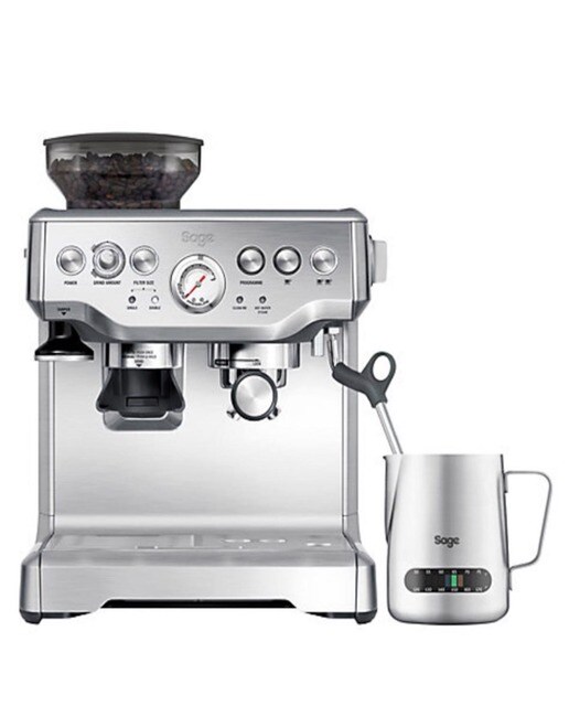 Imagem 0 de Máquina de Café Expresso Manual Sage SES875BSS2EEU1A Machine The Barista Express de 2400 W e de 15 bar - Café em Grão - Aço Inox Escovado