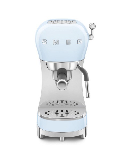 Máquina de Café Expresso Manual Smeg Anni 50 de 1350 W e de 15 bar Azul Céu-1