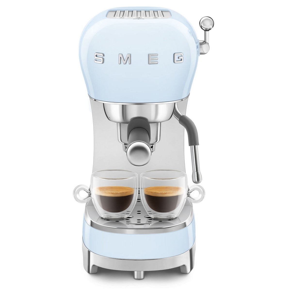 Máquina de Café Expresso Manual Smeg Anni 50 de 1350 W e de 15 bar Azul Céu-4