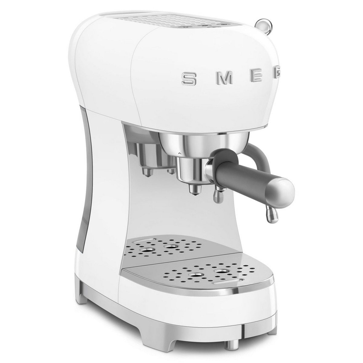 Máquina de Café Expresso Manual Smeg Anni 50 de 1350 W e de 15 bar Branco-2
