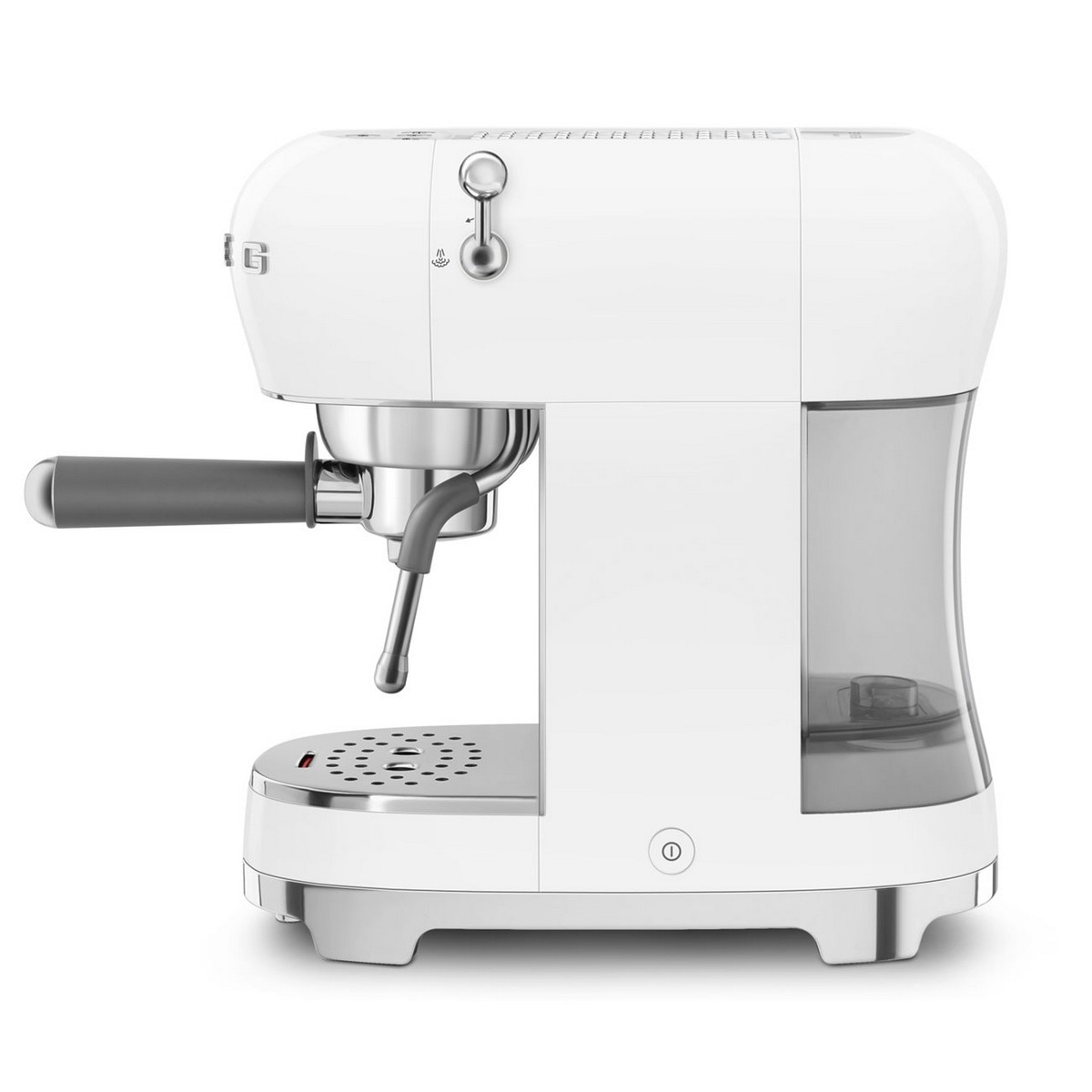 Máquina de Café Expresso Manual Smeg Anni 50 de 1350 W e de 15 bar Branco-5