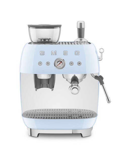 Imagem 0 de Máquina de Café Expresso Manual Smeg Anni 50, com Moinho, de 1350 W e de 15 bar