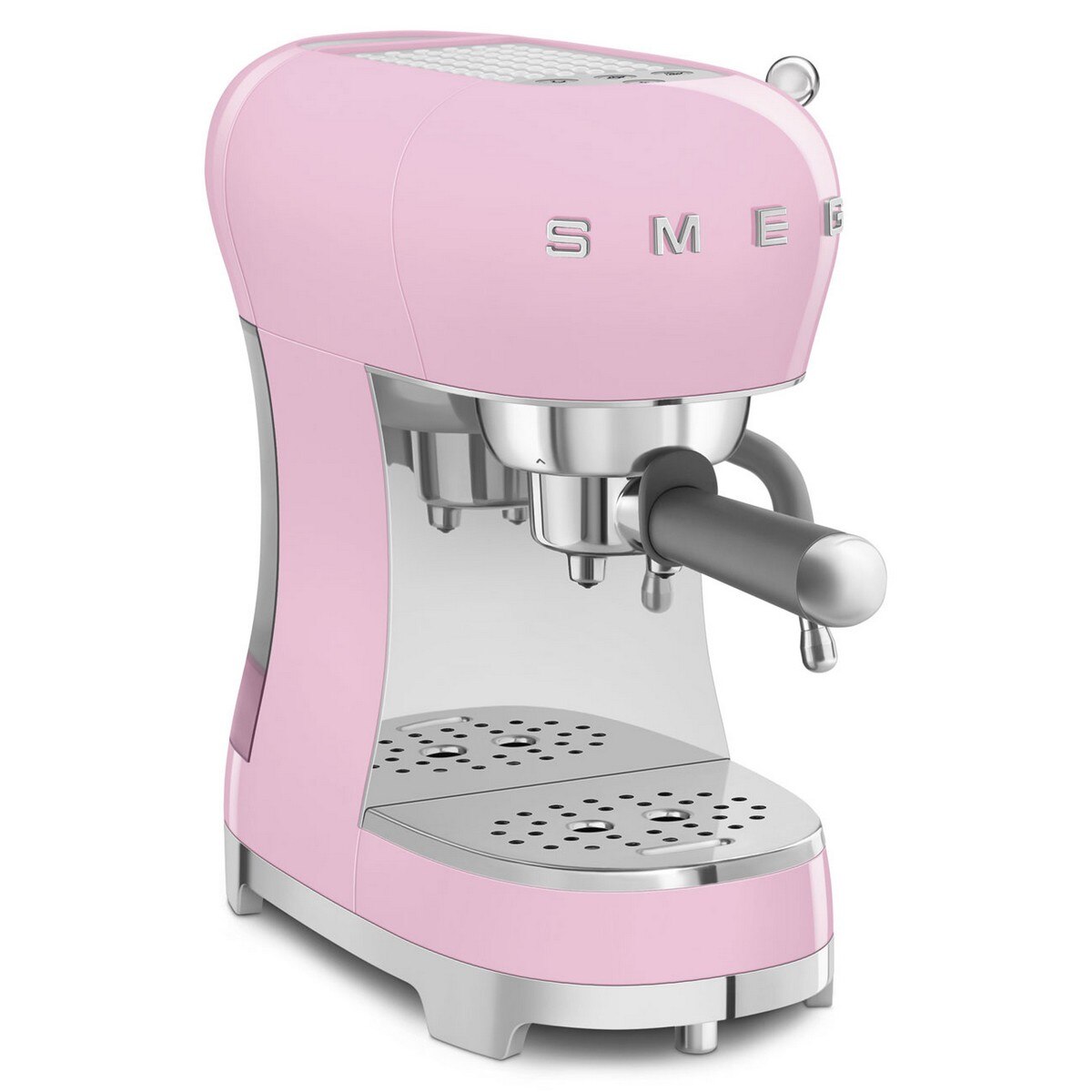 Máquina de Café Expresso Manual Smeg Anni 50 de 1350 W e de 15 bar Rosa-2