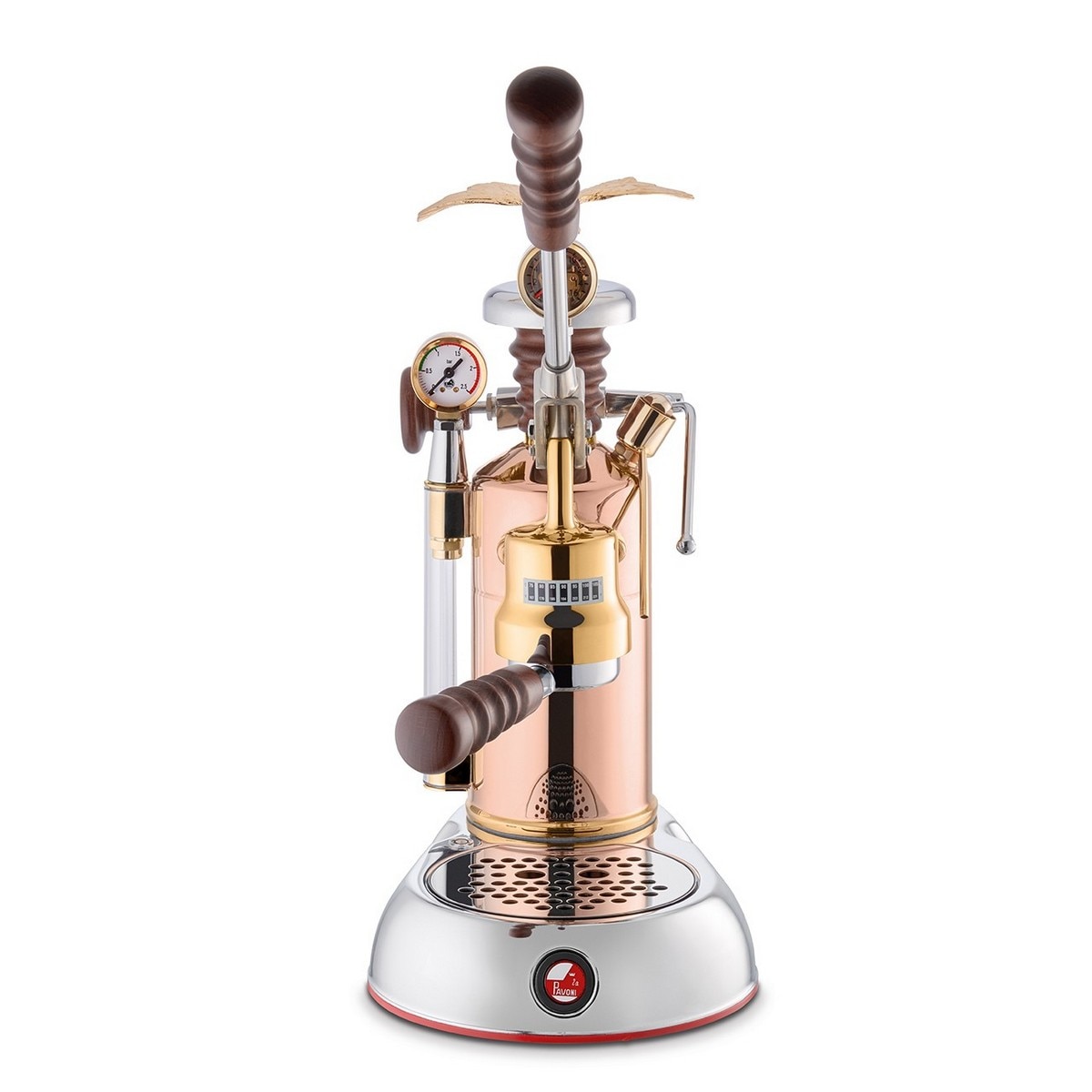 Máquina de Café Expresso La Pavoni LPLESE01EU de 950 W e de 1,6 Litros - Cromado, Dourado e Cobre Cromado/Dourado/Cobre-2