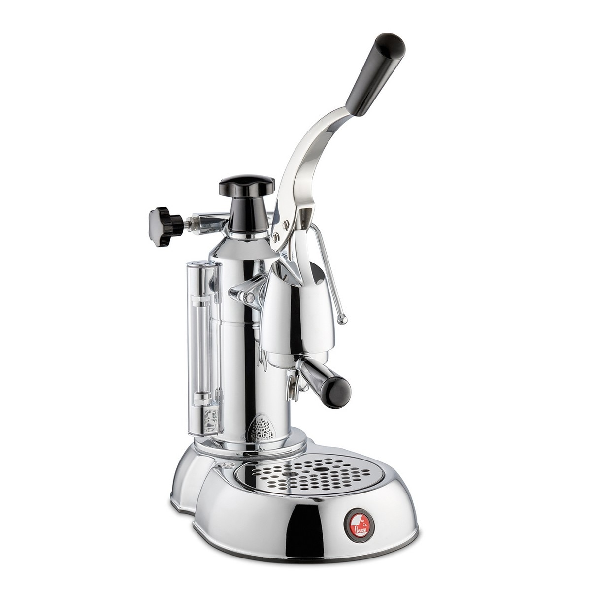 Imagem 0 de Máquina de Café Expresso La Pavoni Stradivari Lusso LPLSTL01EU de 950 W e de 0,8 Litros - Cromado, Latão e Aço Inoxidável