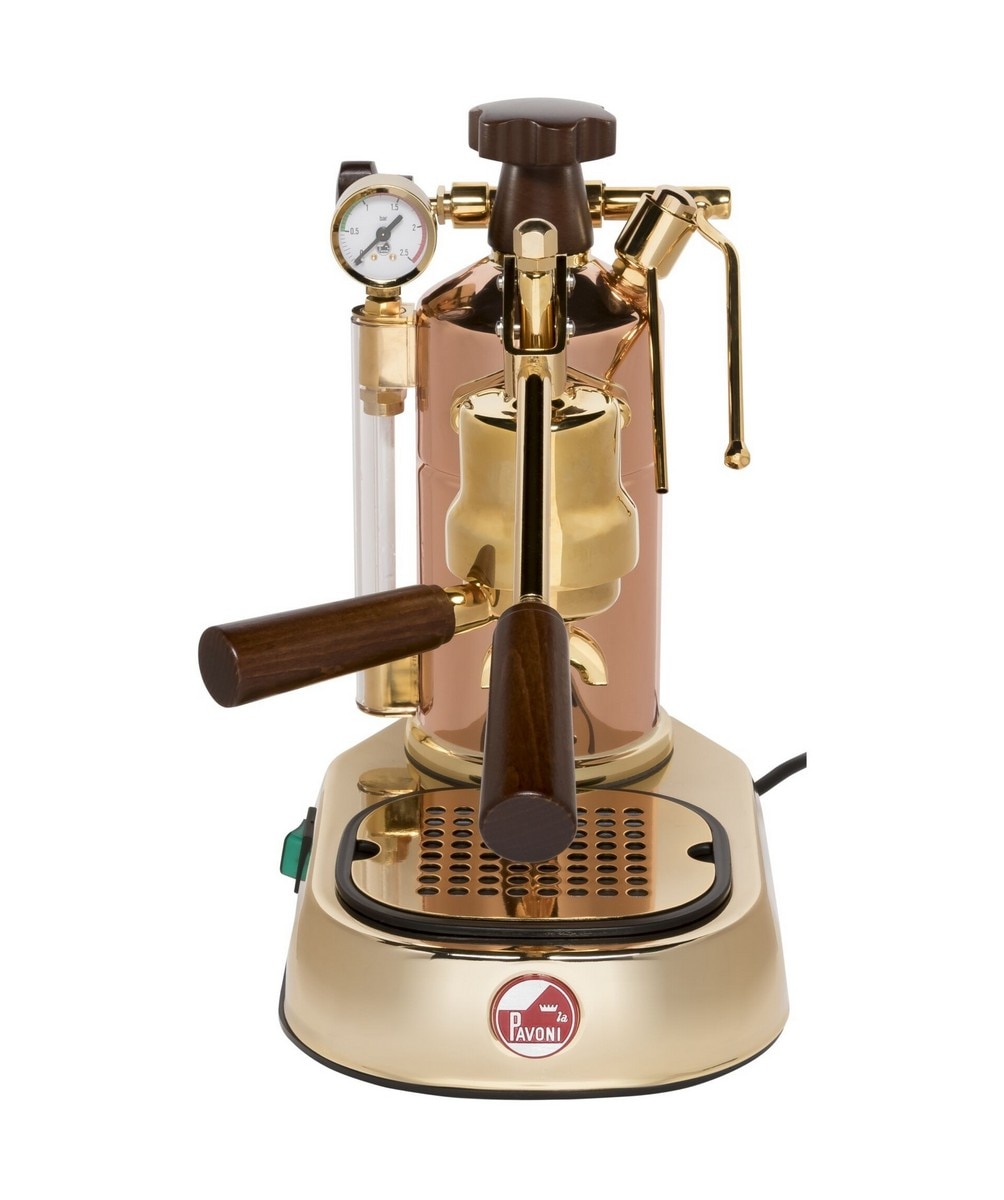 Máquina de Café Expresso La Pavoni LPLPRG01EU de 950 W e de 1,6 Litros - Preto, Cobre e Dourado Preto/Cobre/Dourado-2