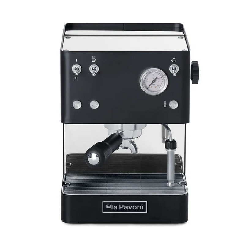 Máquina de Café Manual La Pavoni Casa Bar LPMCBN01EU de 950 W e 15 bar - Preto Mate Aço inoxidável-1