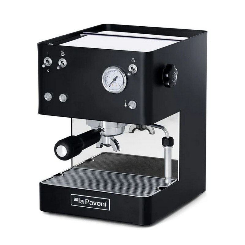 Máquina de Café Manual La Pavoni Casa Bar LPMCBN01EU de 950 W e 15 bar - Preto Mate Aço inoxidável-2