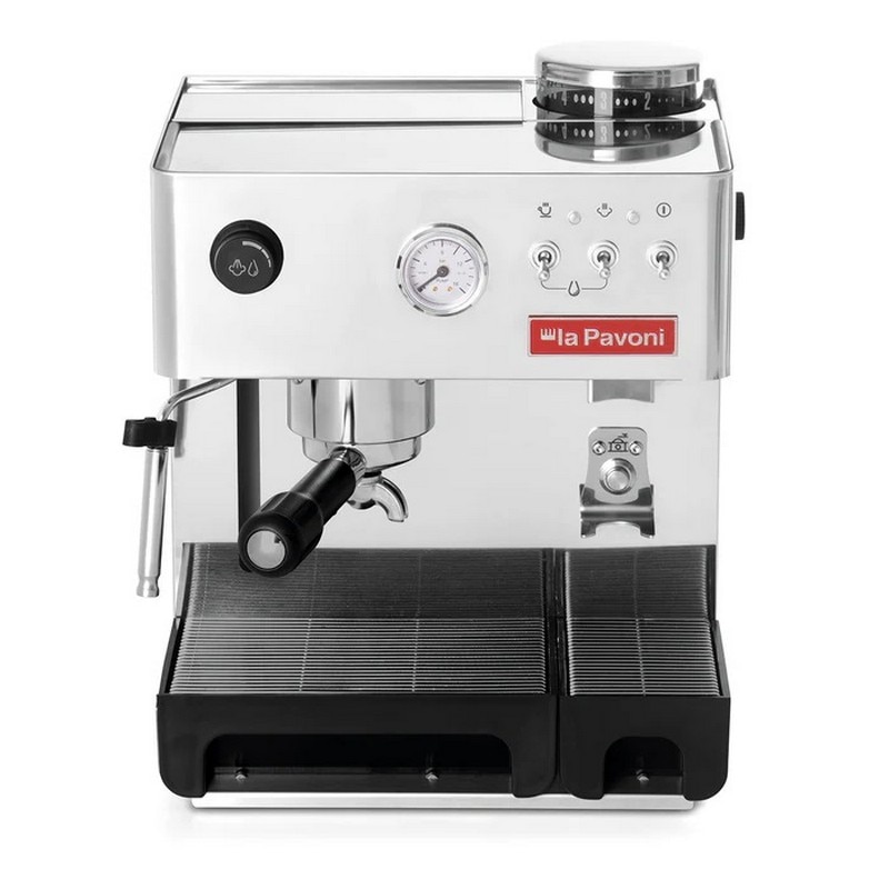 Máquina de Café Manual La Pavoni New Domus Bar LPCDMB02EU de 950 W de 15 bar - Aço Inoxidável Aço inoxidável-1