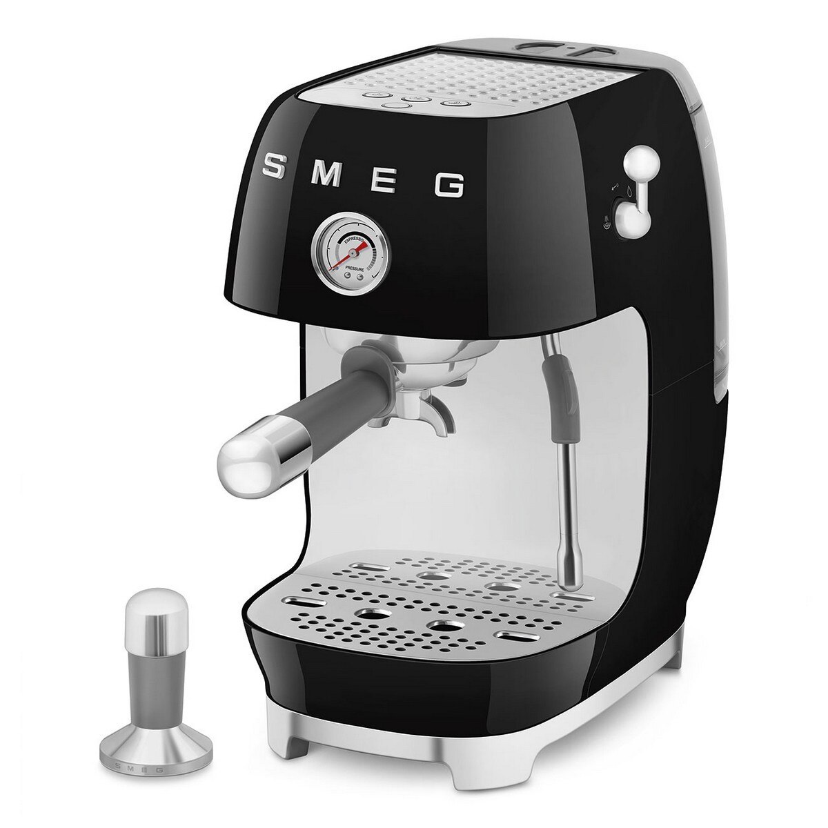 Máquina de Café Expresso Manual Smeg Anni 50 com Cold Brew Preto-4