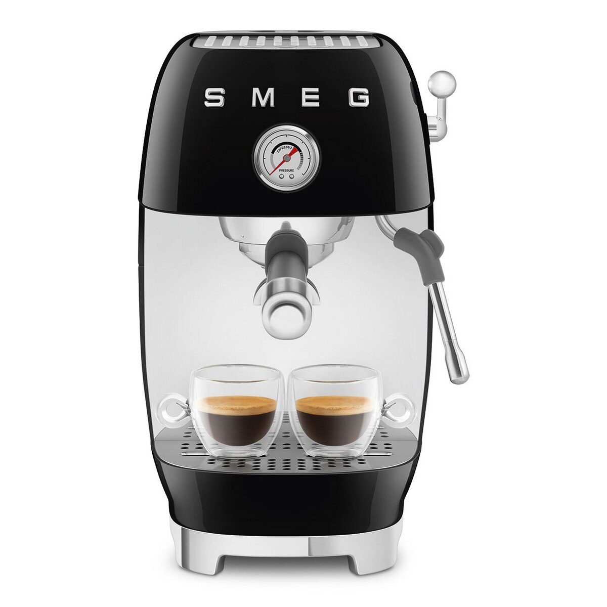 Máquina de Café Expresso Manual Smeg Anni 50 com Cold Brew Preto-6