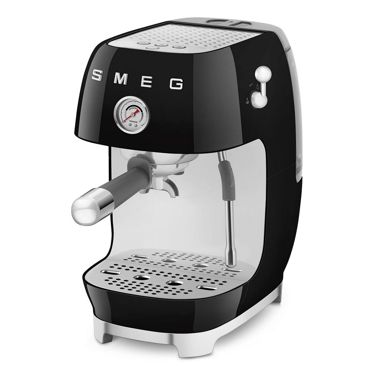 Máquina de Café Expresso Manual Smeg Anni 50 com Cold Brew Preto-7
