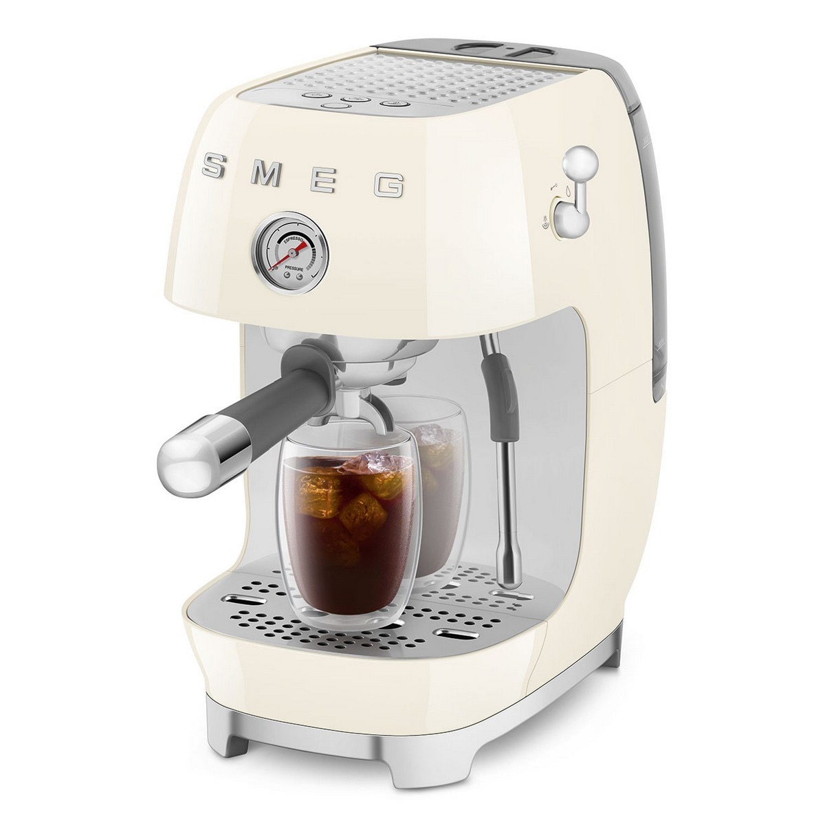 Máquina de Café Expresso Manual Smeg Anni 50 com Cold Brew Creme-9