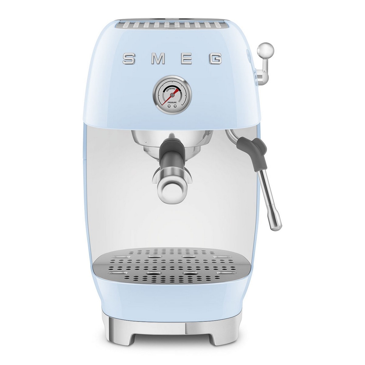 Máquina de Café Expresso Manual Smeg Anni 50 com Cold Brew Azul Céu-1