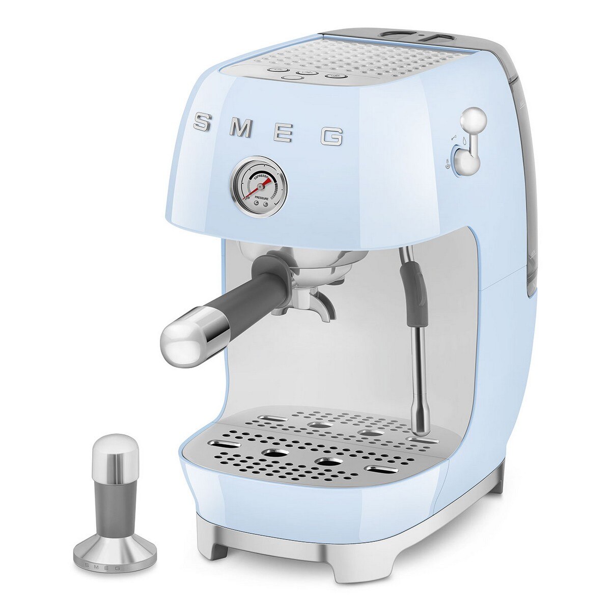 Máquina de Café Expresso Manual Smeg Anni 50 com Cold Brew Azul Céu-4