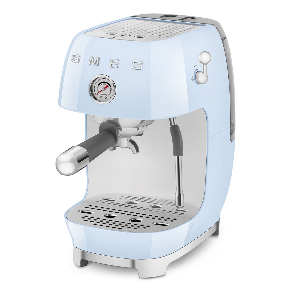 Máquina de Café Expresso Manual Smeg Anni 50 com Cold Brew Azul Céu-7